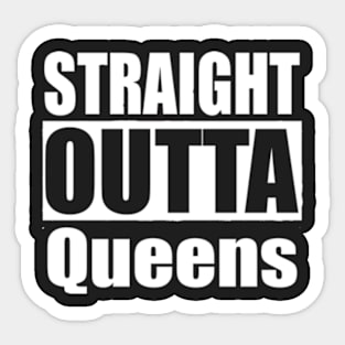 Straight Outta Queens New York Sticker